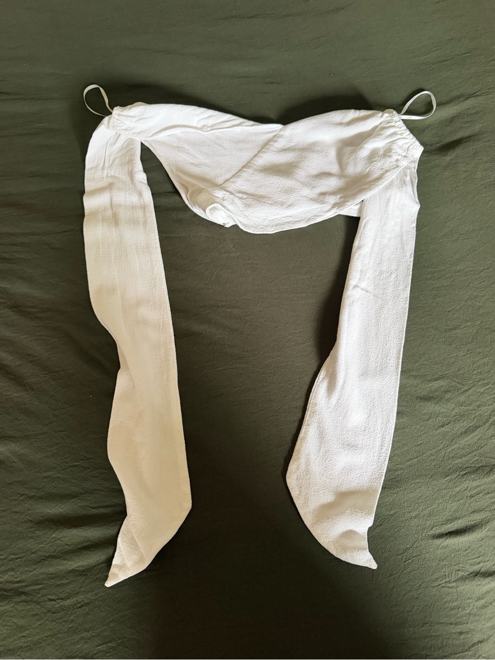 JLUXLABEL White Two-Piece Linen Set - Picture 5 of 7